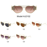 HJ2102 - Women Fashion Butterfly Design Rhinestone Cat Eye Wholesale Sunglasses