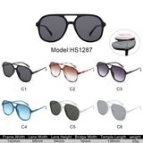 HS1287 - Retro Oversize Vintage Inspired Fashion Aviator Wholesale Sunglasses