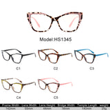 HS1345 - Modern Cat Eye Blue Light Blocker Women Wholesale Glasses