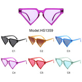 HS1359 - Oversize Triangle Fashion Irregular Women Wholesale Sunglasses