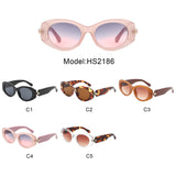 HS2186 - Women Round Fashion Oval Wholesale Sunglasses