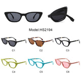 HS2194 - Women Foldable Chic Modern Fashion Cat Eye Wholesale Sunglasses