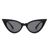 HS1127 - Women Retro High Pointed Fashion Cat Eye Sunglasses