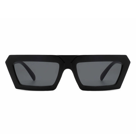 HS1132 - Rectangle Narrow Retro Slim Square Wholesale Sunglasses