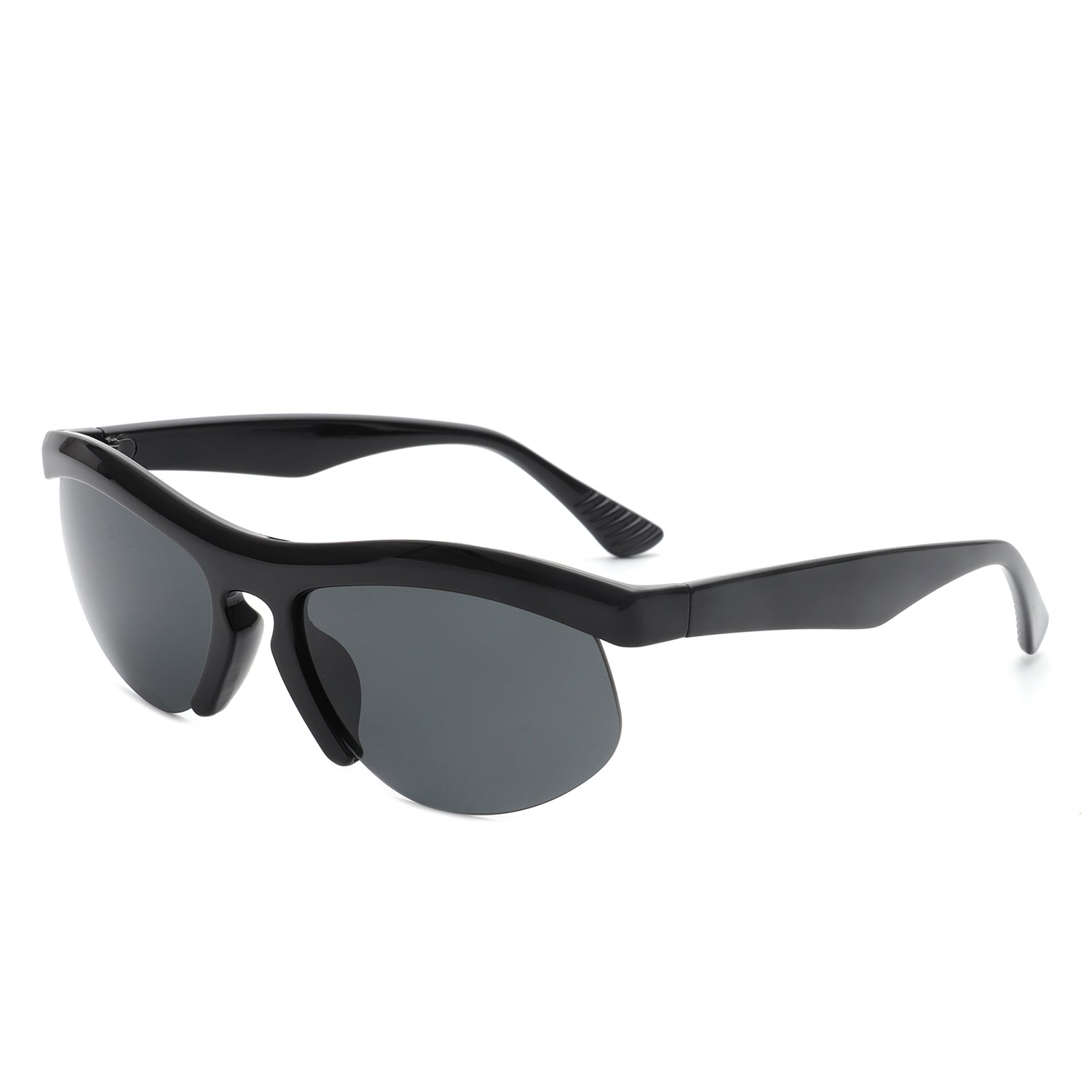 HS1184 - Rectangle Half Frame Sport Square Wholesale Sunglasses - Iris ...