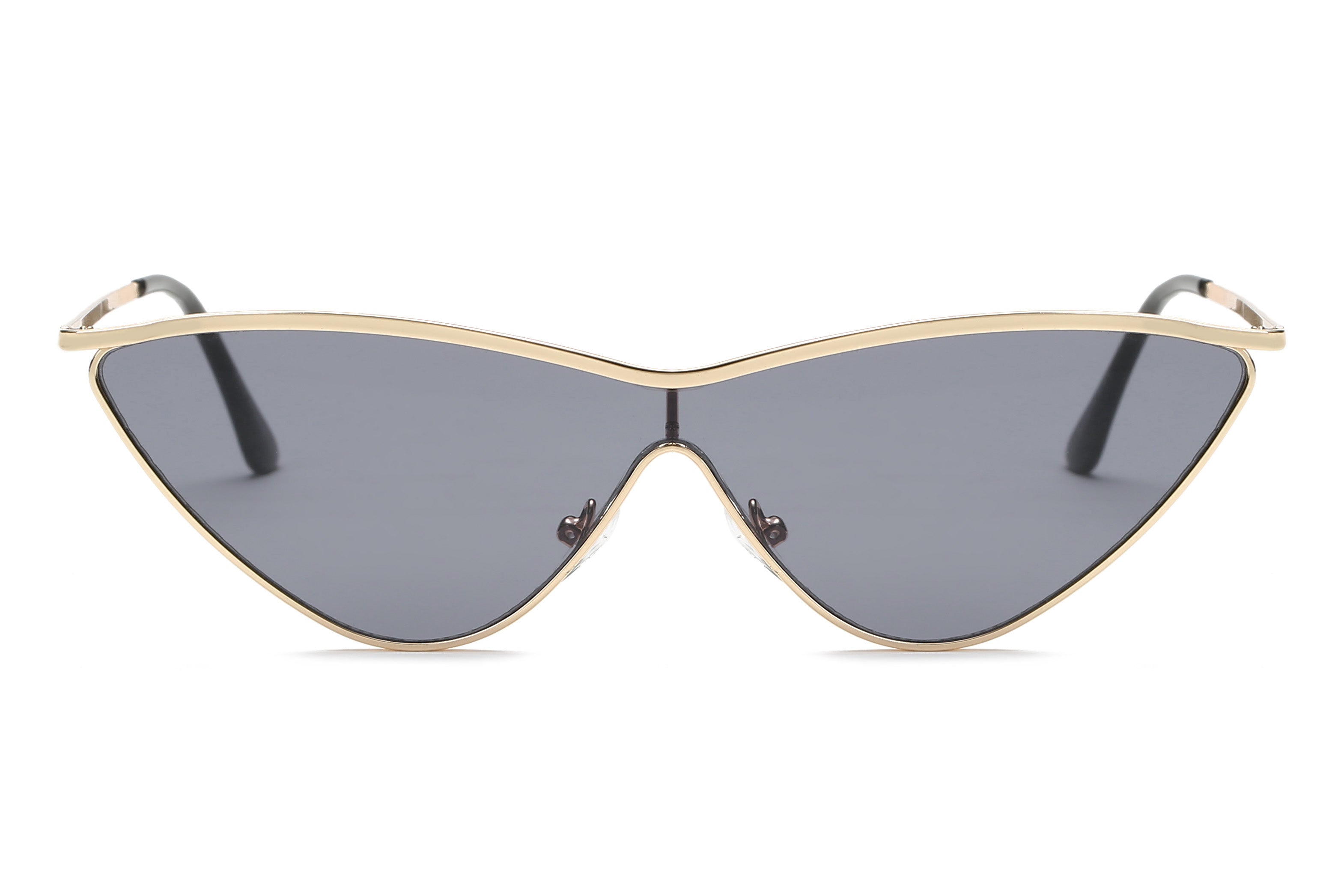 Women's Hexagon Cut-Edge 'Seri' Metal Sunglasses — Eye Shop Direct