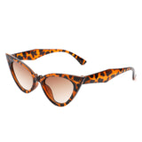 HS1127 - Women Retro High Pointed Fashion Cat Eye Sunglasses