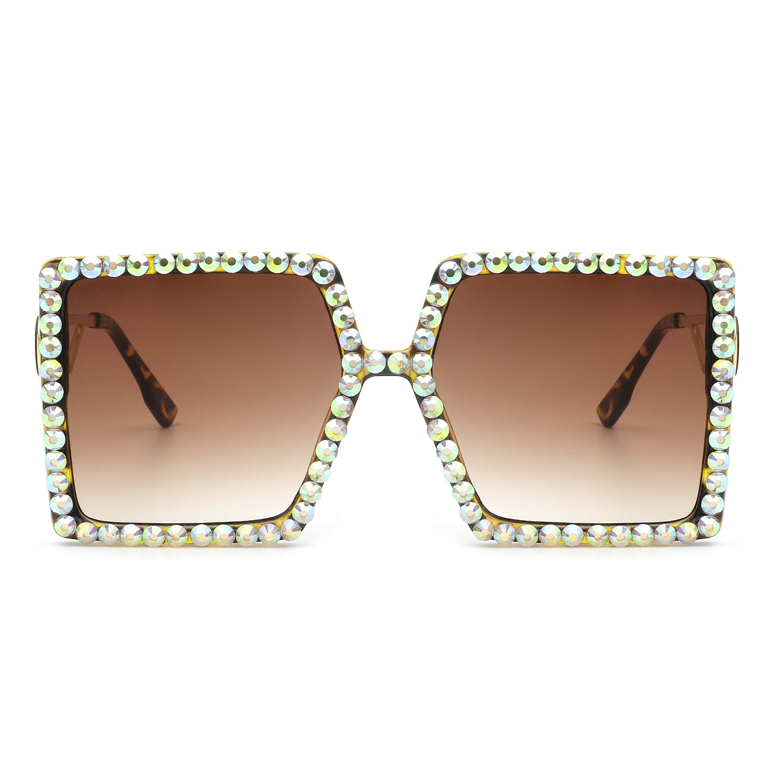 Square Rhinestone Women's Sunglasses Wholesale RH-7082