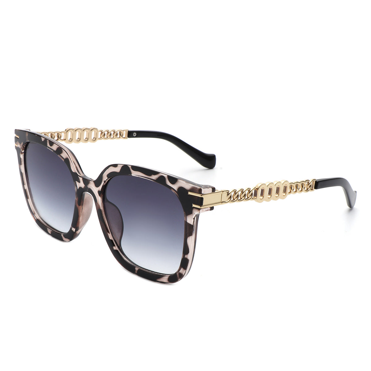 HS1198 - Oversize Square Retro Double Bridge Vintage Fashion Wholesale Sunglasses