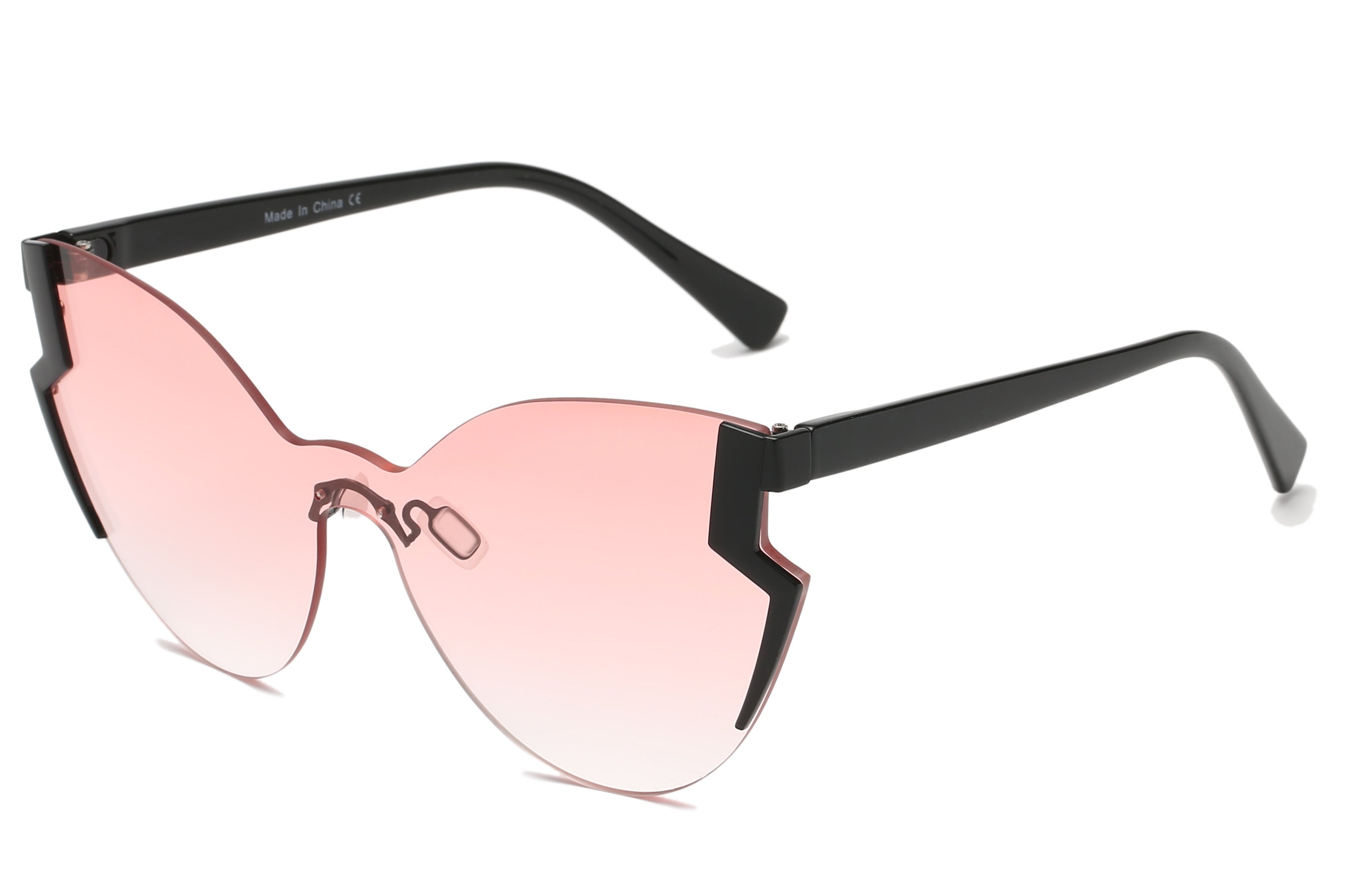 Celine, Accessories, Celine Cl487i The Edge Angular Cat Eye Sunglasses  Blush Pink 5116145 Nwot