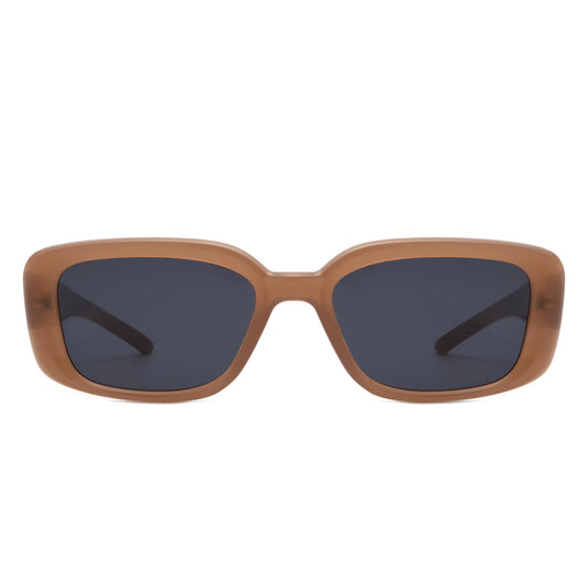 HS1205 - Rectangle Retro Flat Top Square Wholesale Sunglasses