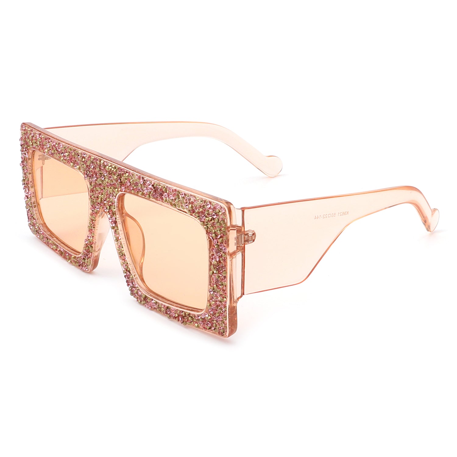 HS3006 - Square Bold Retro Thick Vintage Designer Fashion Sunglasses