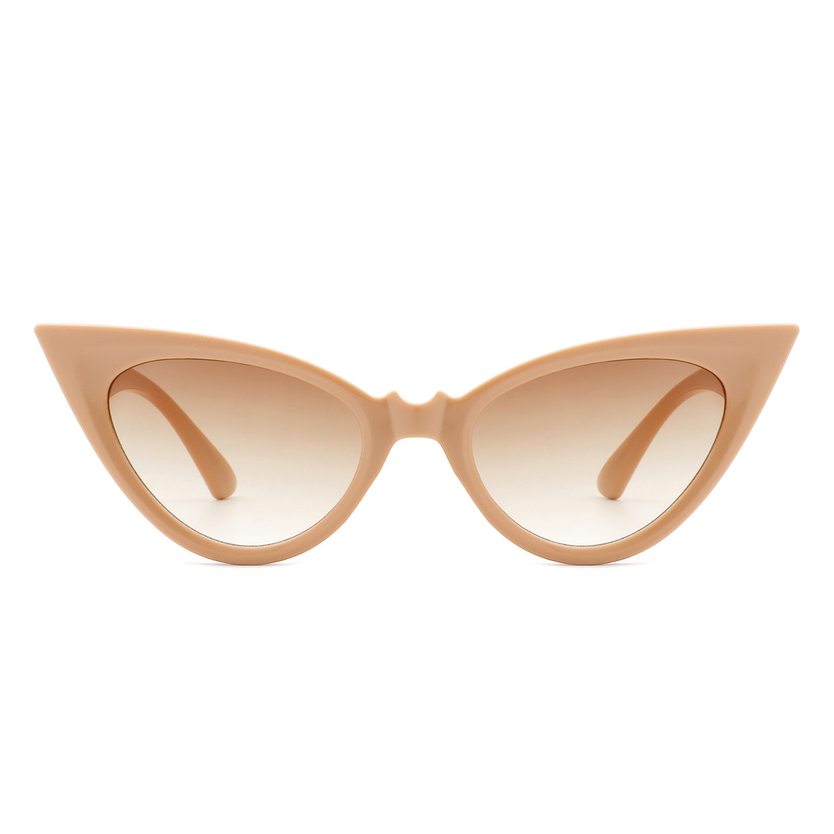 HS1127 - Women Retro High Pointed Fashion Cat Eye Sunglasses