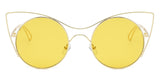 S2049 - Women Round High Pointed Cat Eye Sunglasses - Iris Fashion Inc. | Wholesale Sunglasses and Glasses