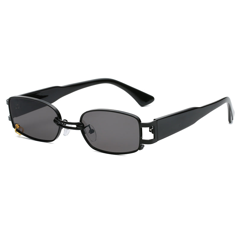 Sunglasses: Square Sunglasses, metal — Fashion