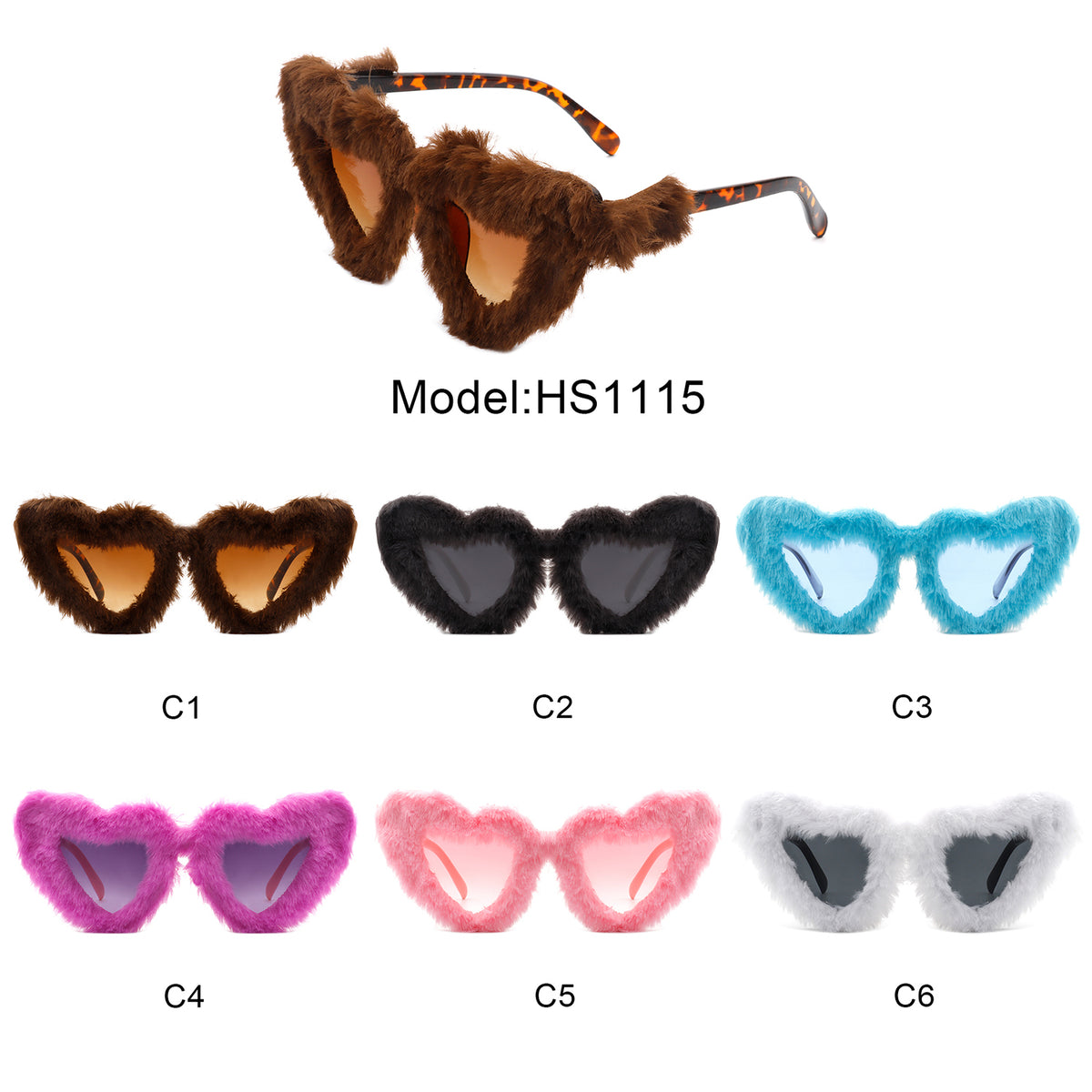 Women'S Men'S Fashion V Shape Pc Cat Glasses Sunglasses