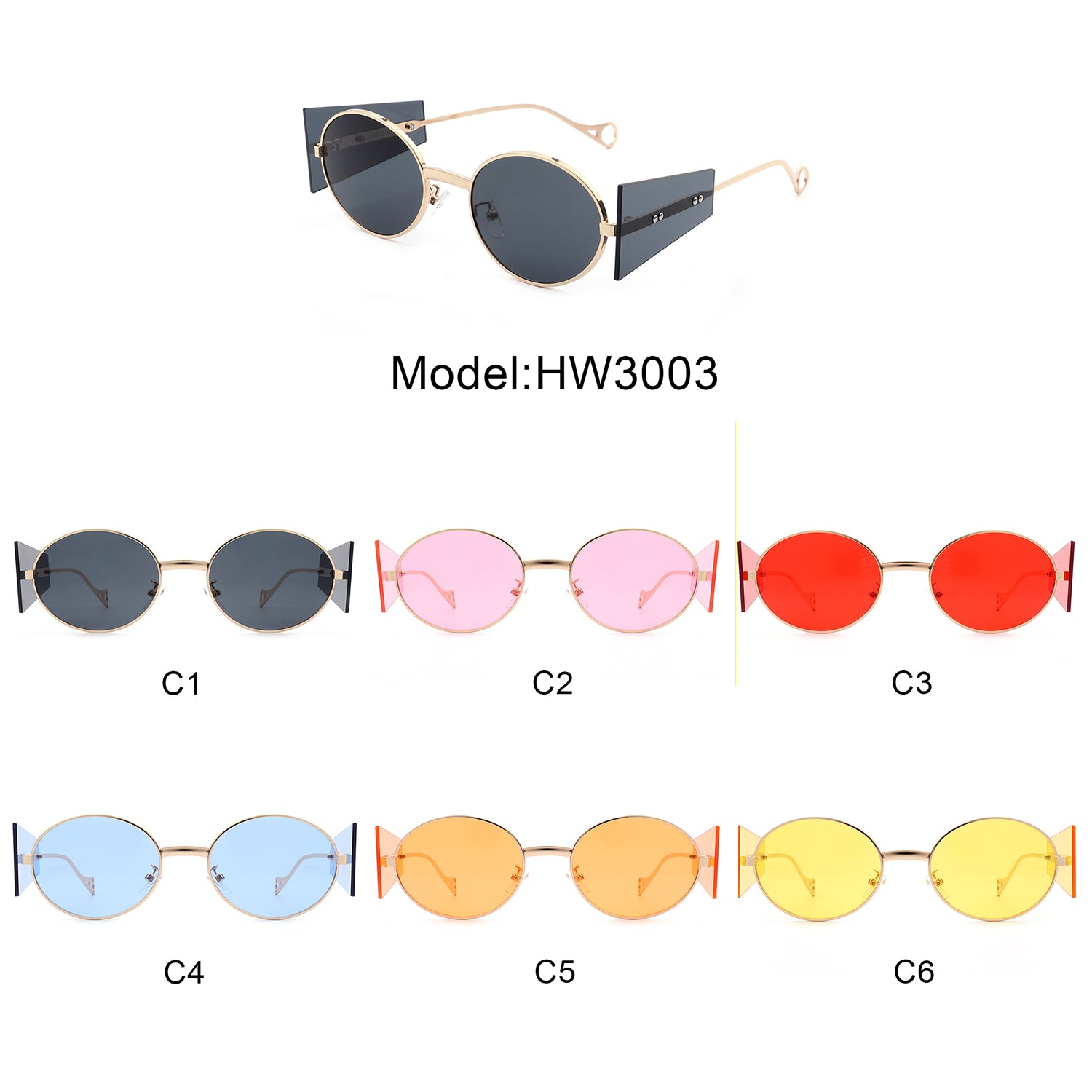 Classic Square Sunglasses – ThreesCompany