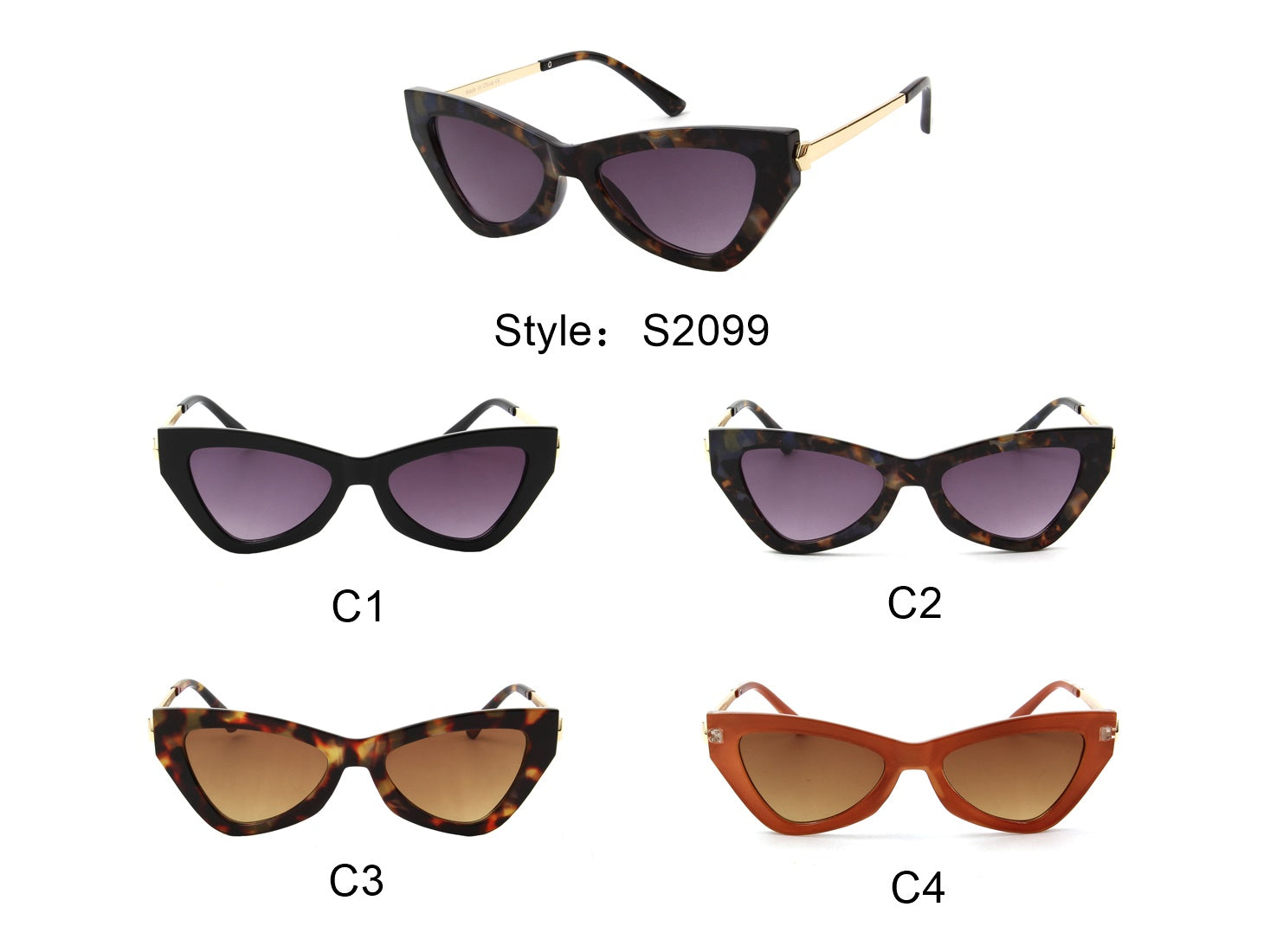 Cat-eye Sunglasses - Black – Haute & Rebellious